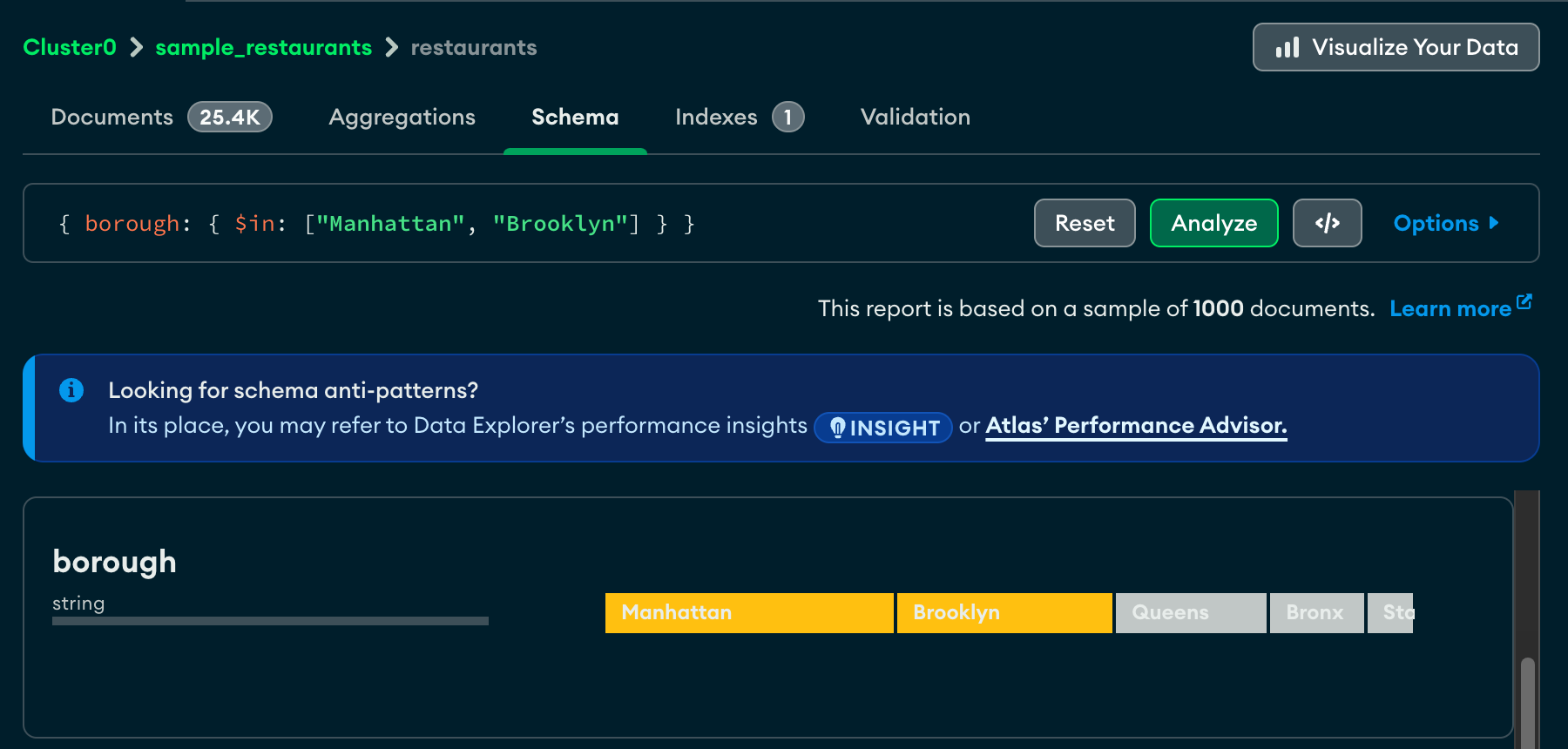 Exmaple of selecting multimple values for a field